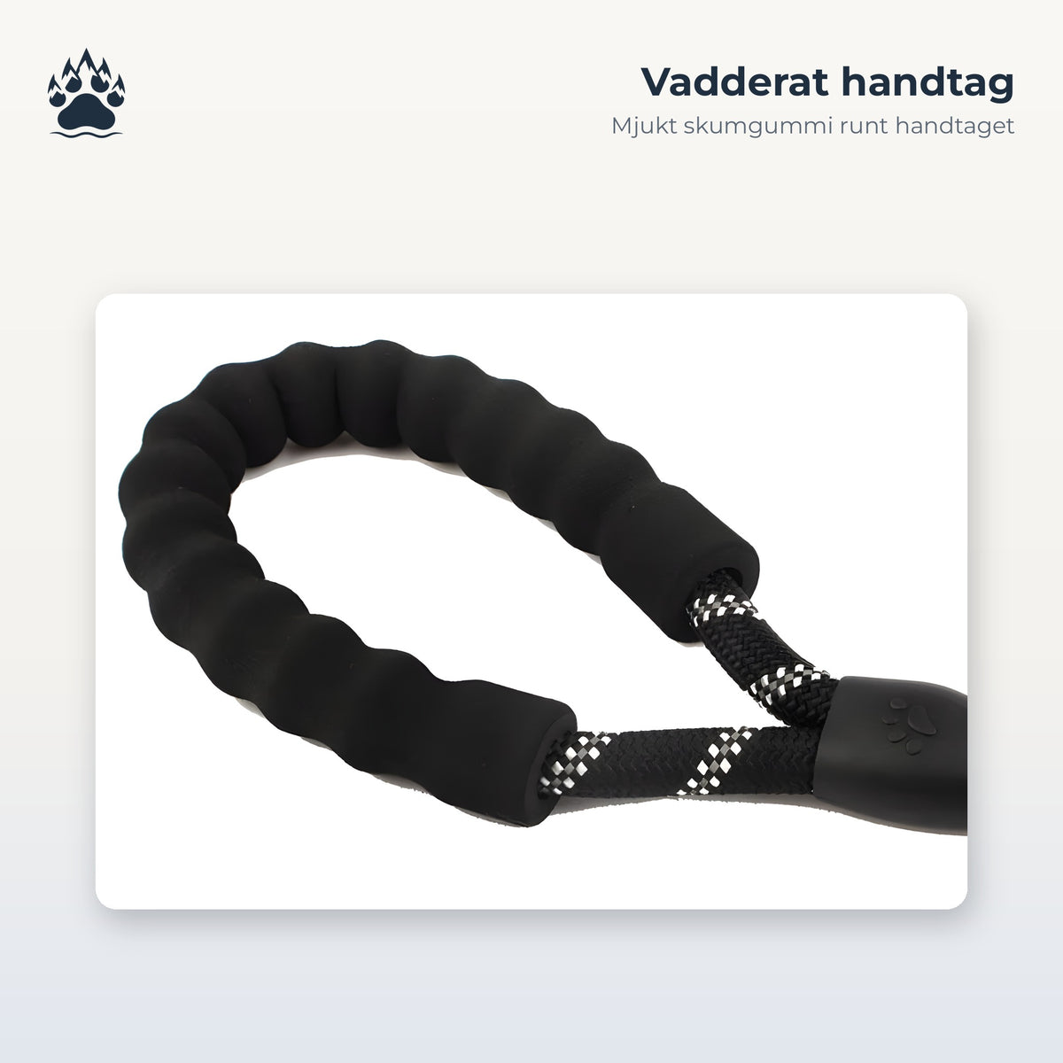 Vadderat handtag i mjukt skumgummi